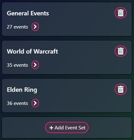 Personalise your events